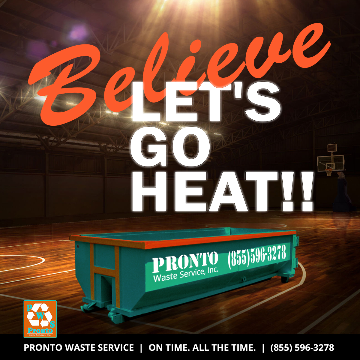 Miami Dumpster Rental - Pronto Waste Service
