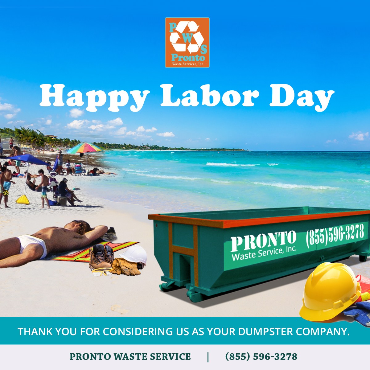 Dumpster Rental Hialeah - Pronto Waste Service